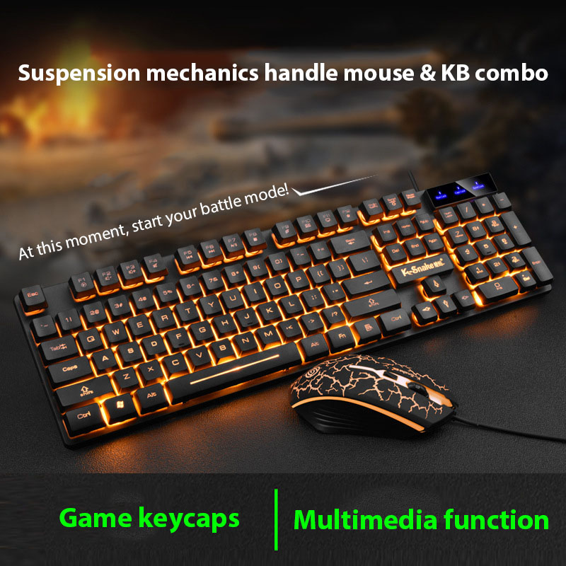 Gaming Keyboard And Mouse Set - Juego de teclado y ratón KM320,