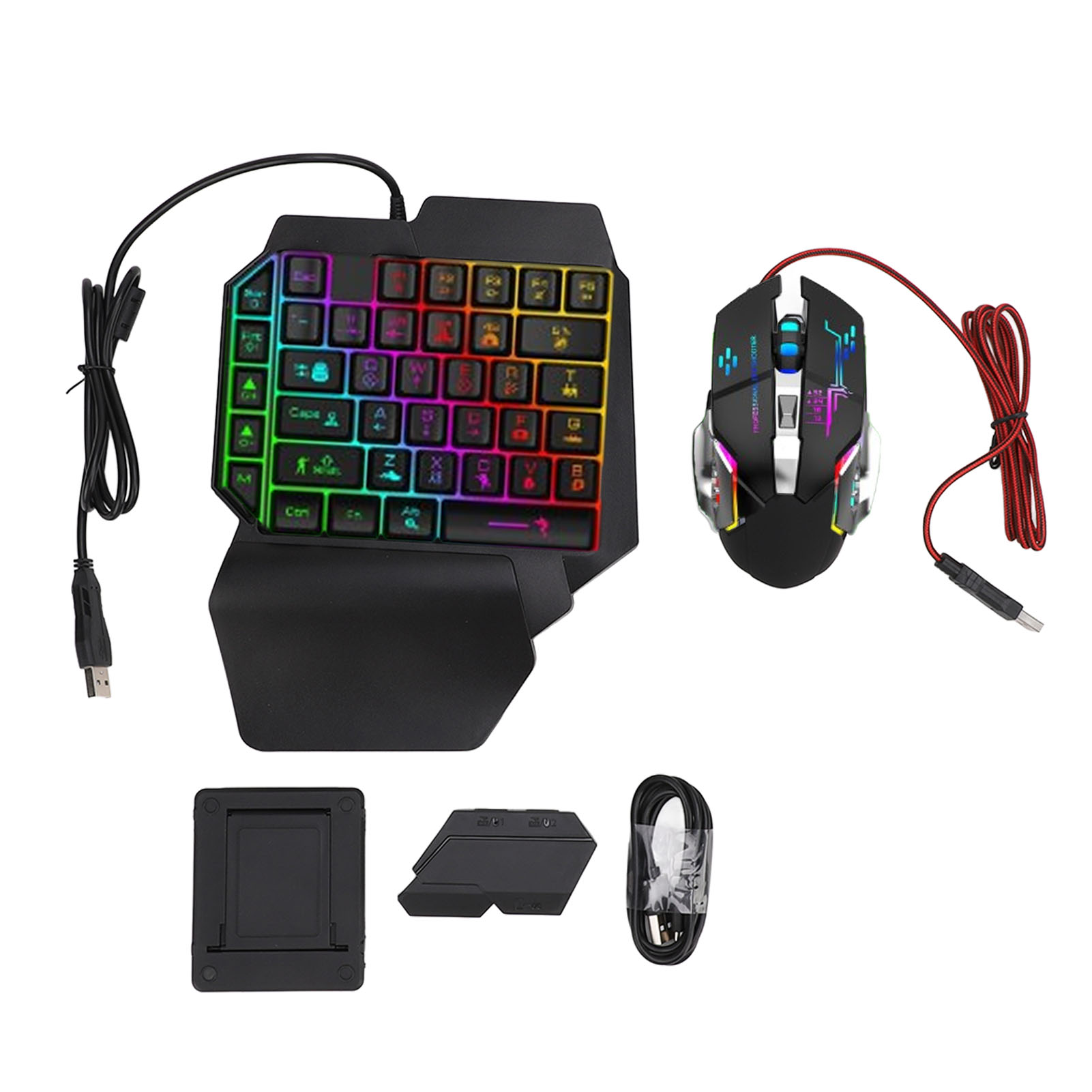 Gaming Keyboard And Mouse Set - Conjunto de convertidor de teclado y