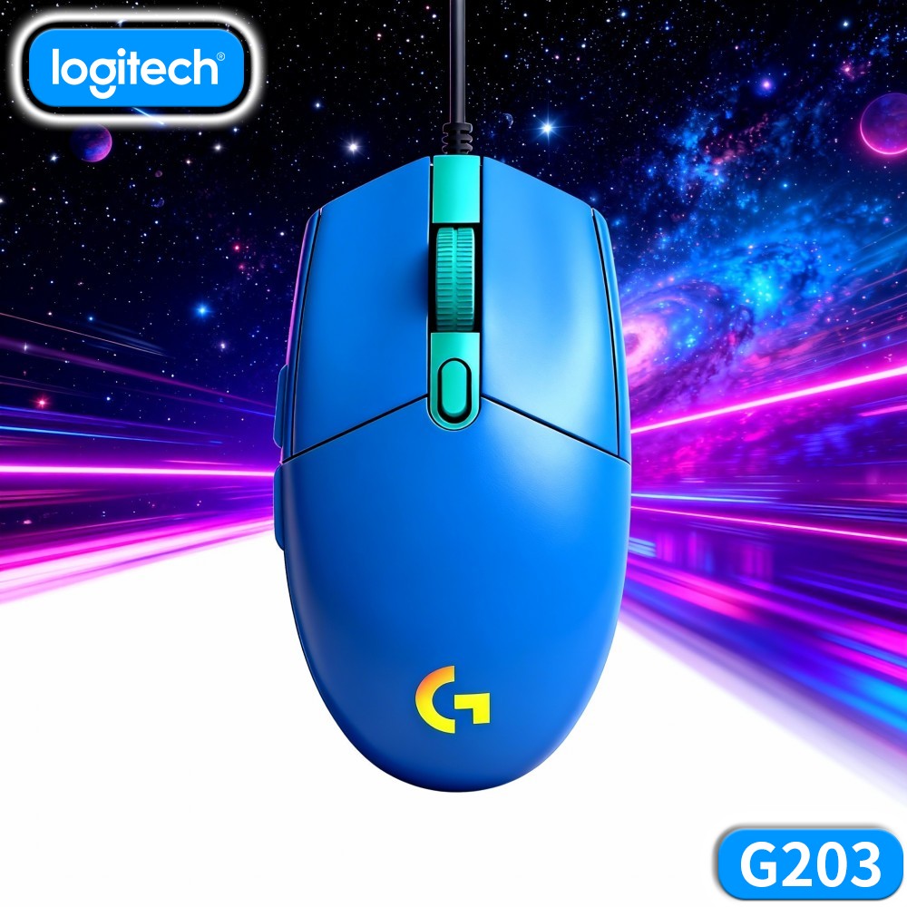 Logitech Mouse G203 - Ratón para juegos con cable Logitech
