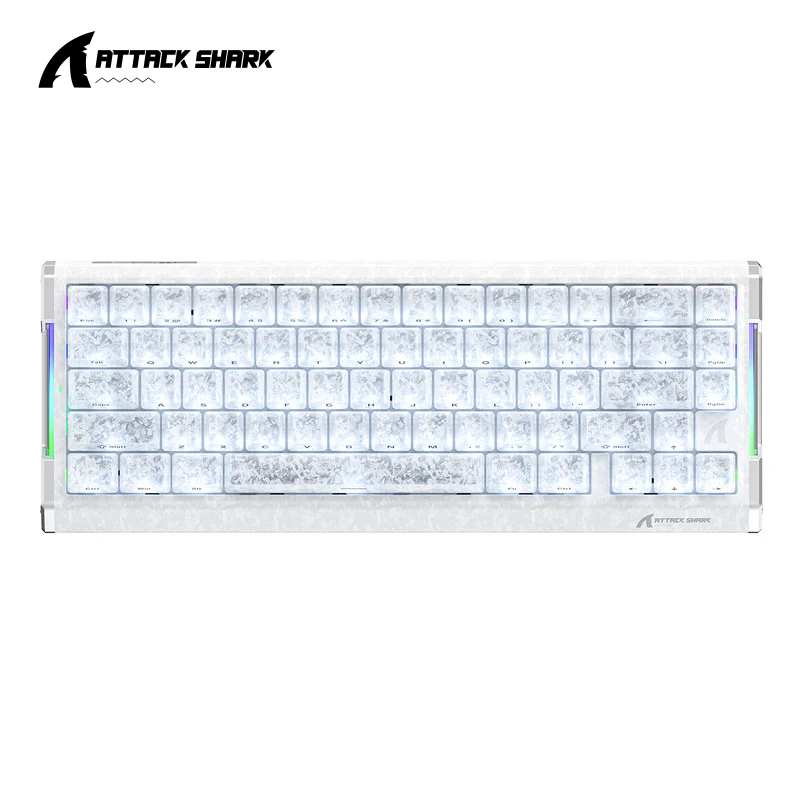 Gaming Keyboard Hot Swappable - Teclado Mecánico ATTACK SHARK, R68 HE,