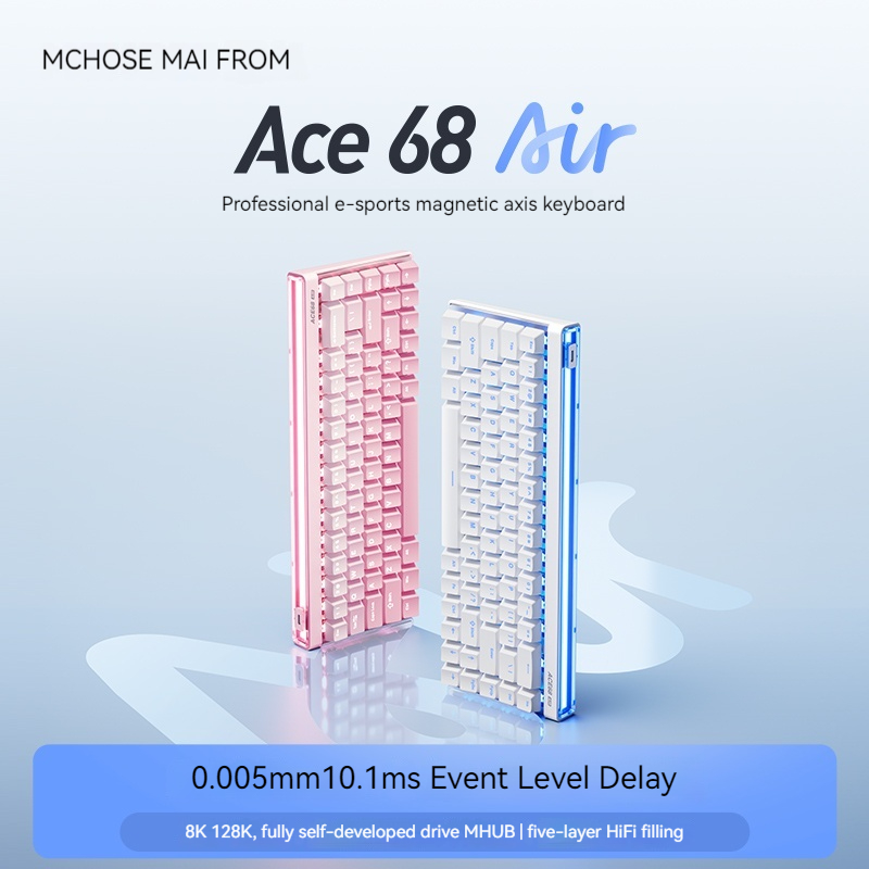 Gaming Keyboard Esports - Teclado mecánico Mchose Ace68 Air de
