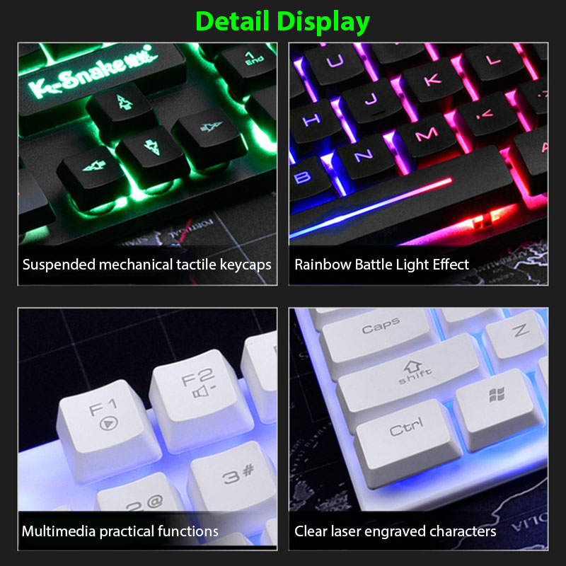 Juego de teclado y ratón KM320 - Gaming Keyboard And Mouse Set reseña y precio