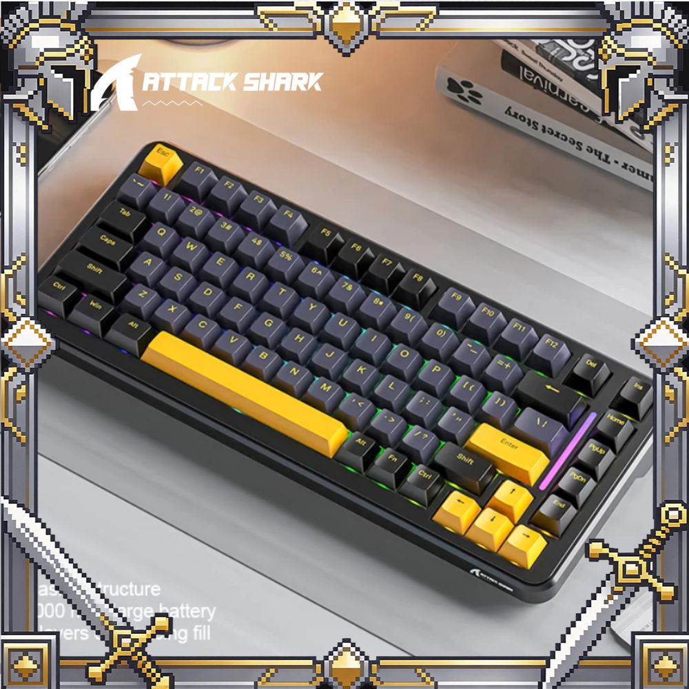 Teclado Mecánico Attack Shark  - Gaming Keyboard Mechanical Wireless reseña y precio