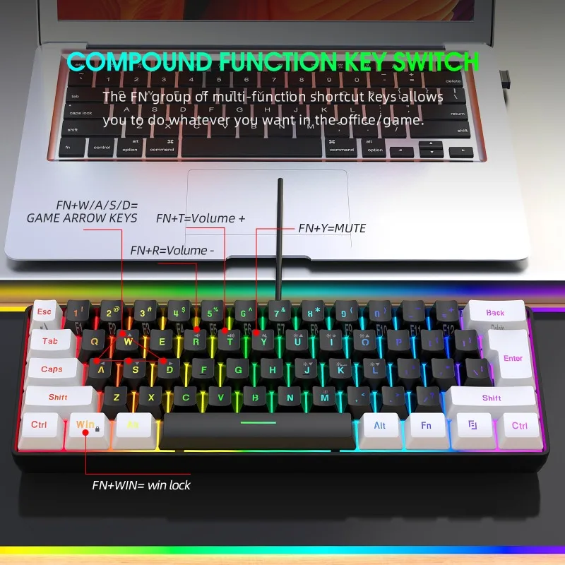 Kit de Teclado y Ratón para Ju - Gaming Keyboard And Mouse Set reseña y precio