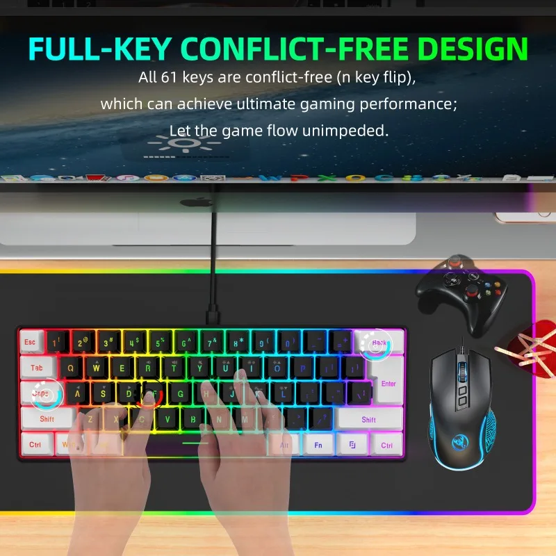Kit de Teclado y Ratón para Ju - Gaming Keyboard And Mouse Set reseña y precio