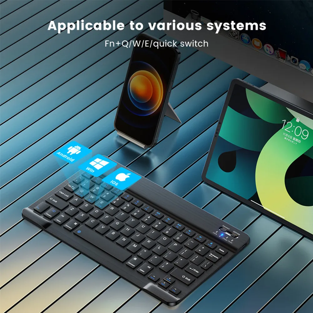 Nuevo teclado inalámbrico Blue - Gaming Keyboard Mechanical Wireless reseña y precio