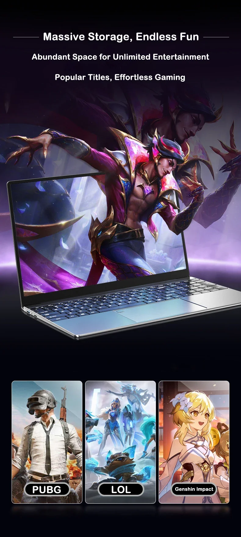 Portátil Ultrafino de 14.1 Pul - Gaming Keyboard Backlit reseña y precio