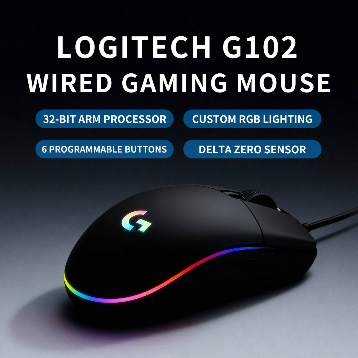 Ratón para juegos Logitech G20 - Logitech Mouse G203 reseña y precio