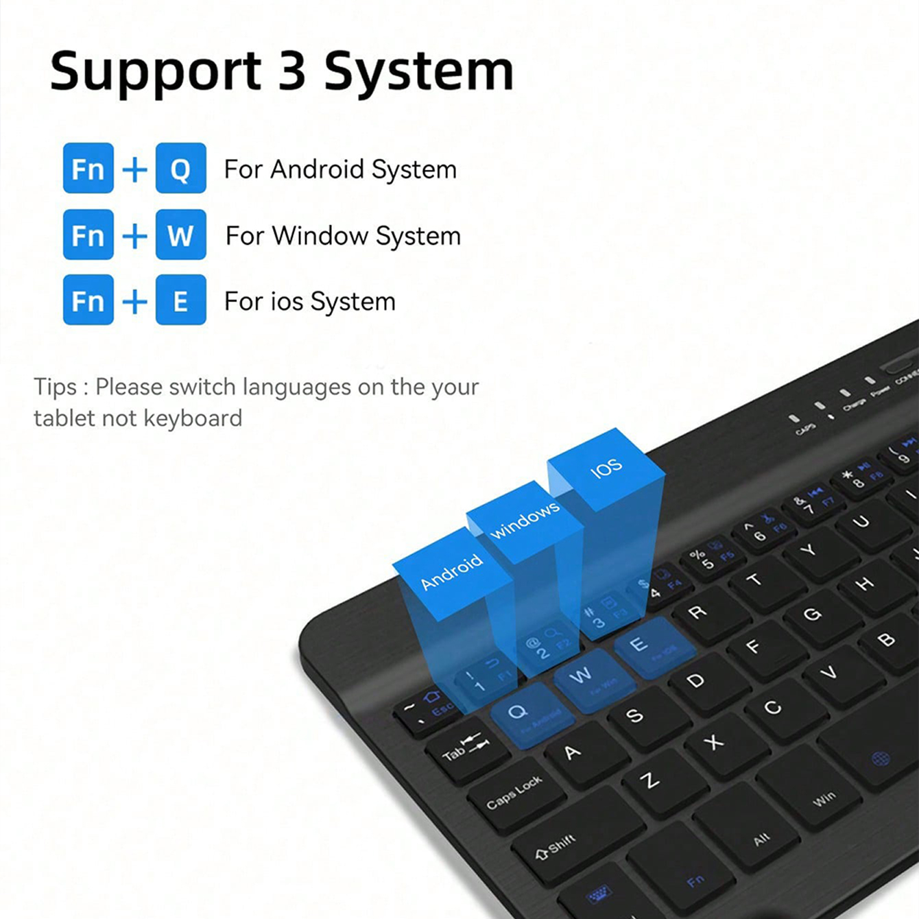 Teclado multilingüe para table - Gaming Keyboard Mechanical Wireless reseña y precio