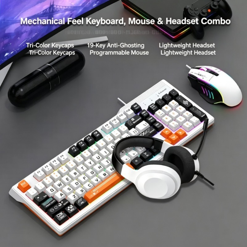 K8pro 3 en 1 Combo de Juego: T - Gaming Keyboard And Mouse Set reseña y precio