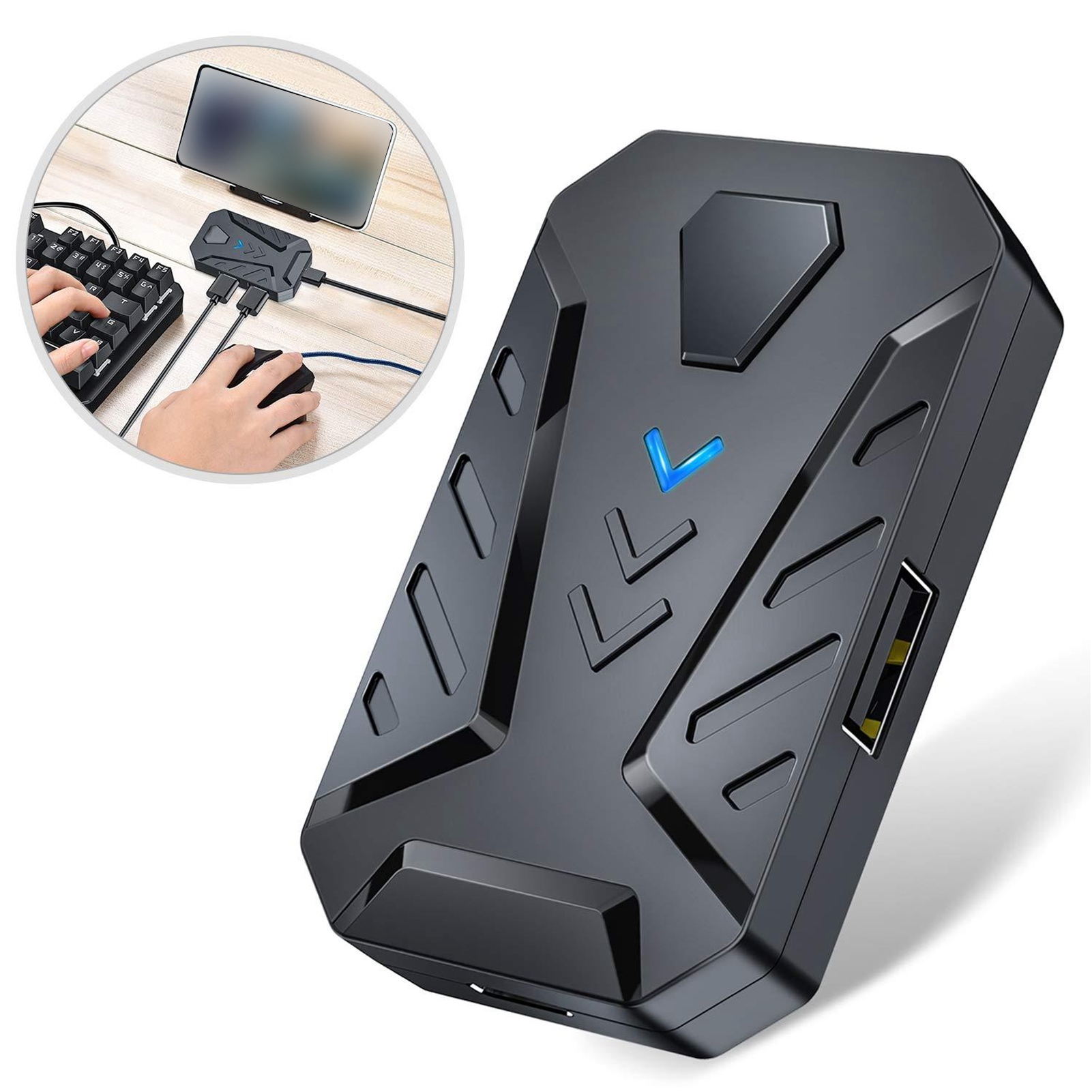 Adaptador convertidor de ratón - Gaming Keyboard And Mouse Converter For Mobile reseña y precio