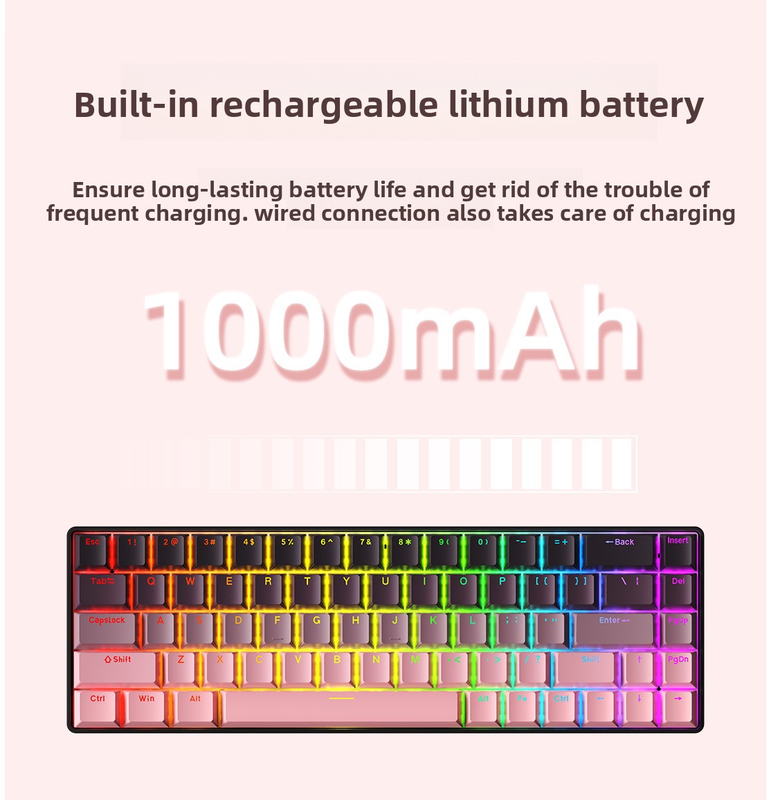 Teclado Mecánico RGB Gamer de  - Gaming Keyboard Mobile reseña y precio