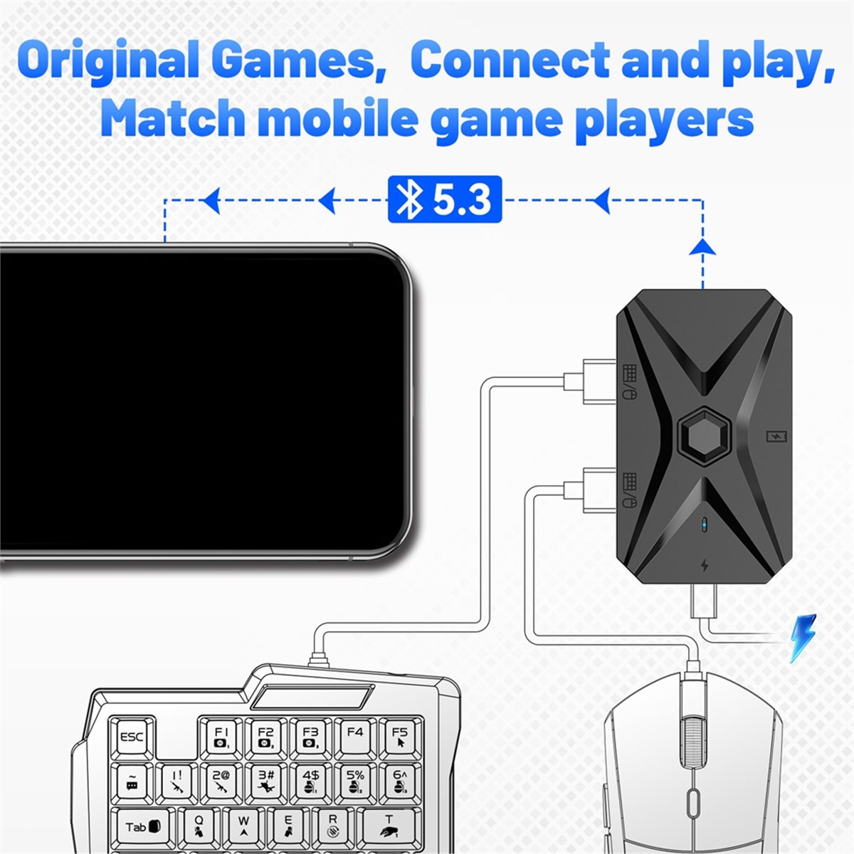 # Kit Convertidor de Juegos Mó - Gaming Keyboard And Mouse Converter For Mobile reseña y precio