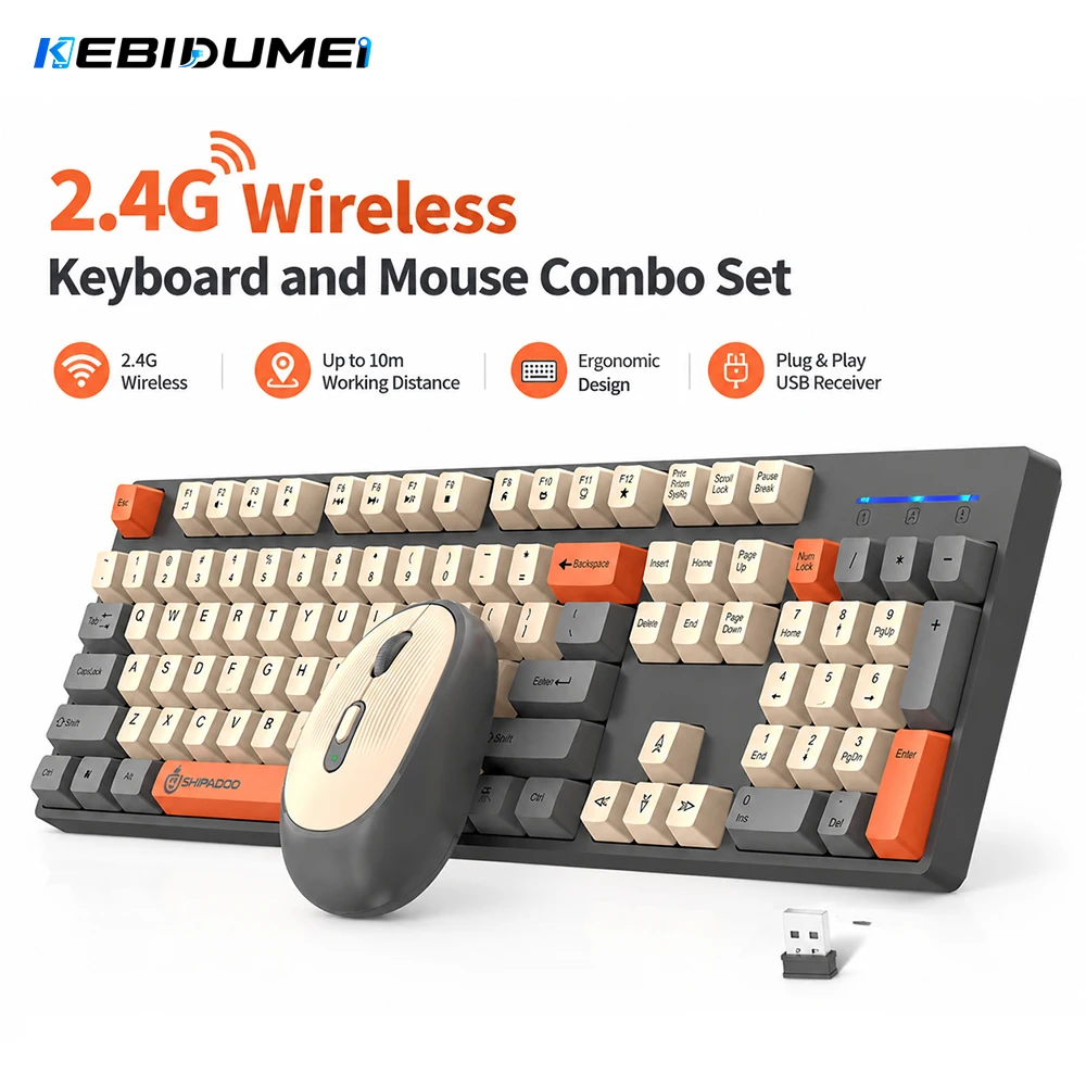 KEBIDUMEI-Juego combinado de t - Gaming Keyboard And Mouse Set reseña y precio