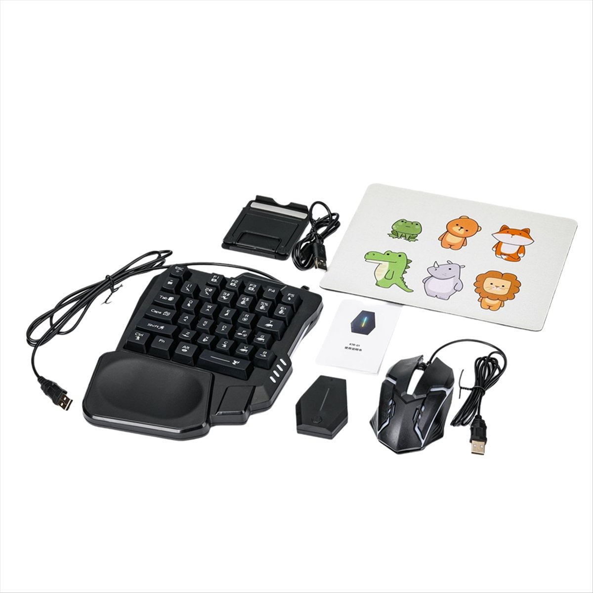 ★ ▲   Teclado ergonómico RGB p - Gaming Keyboard And Mouse Converter For Mobile reseña y precio