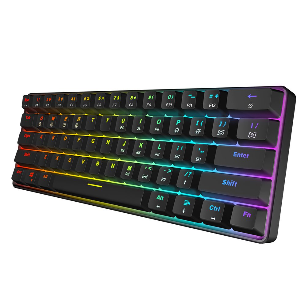 SKYLOONG GK61 Mini teclado ópt - Gaming Keyboard Mobile reseña y precio