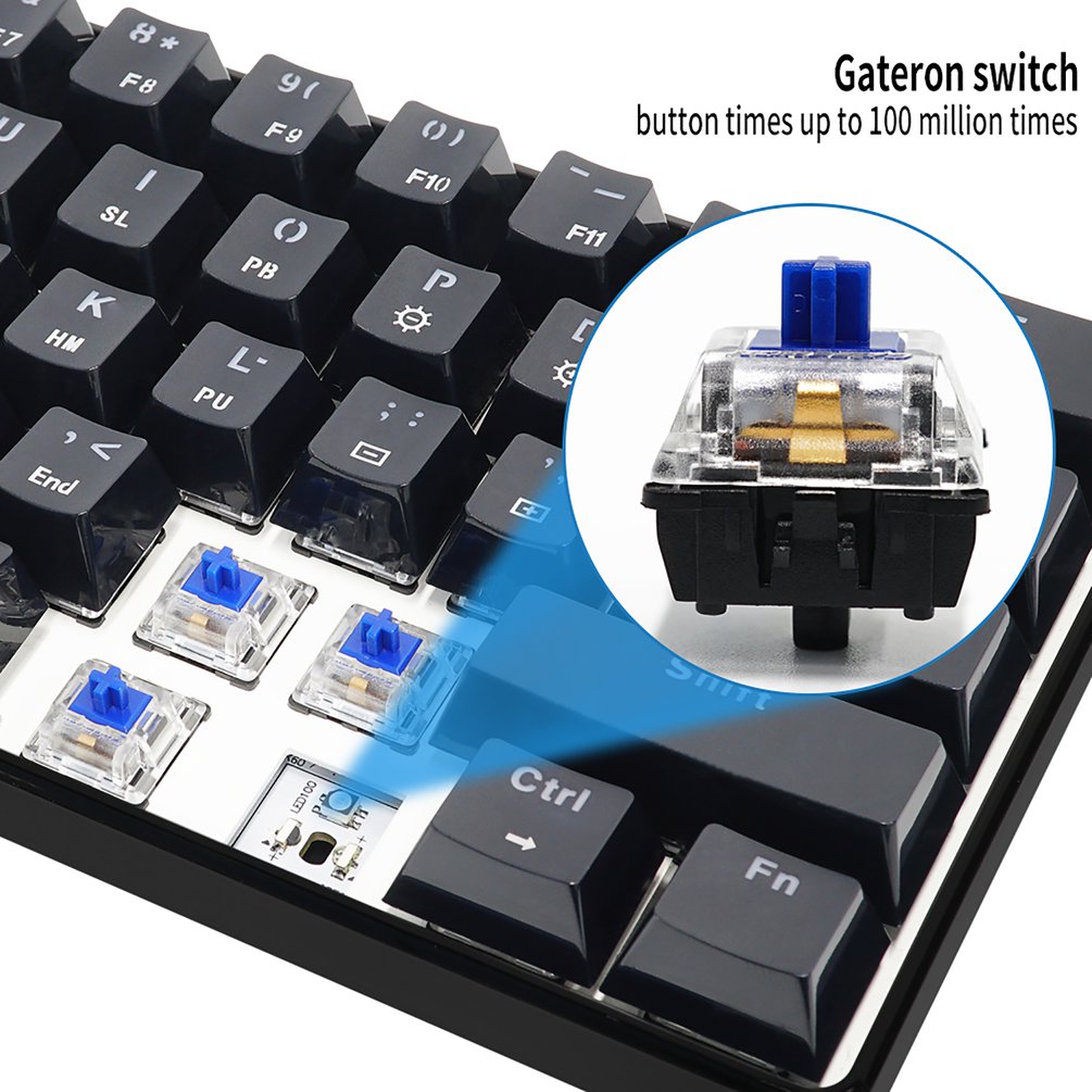SKYLOONG GK61 Mini teclado ópt - Gaming Keyboard Mobile reseña y precio