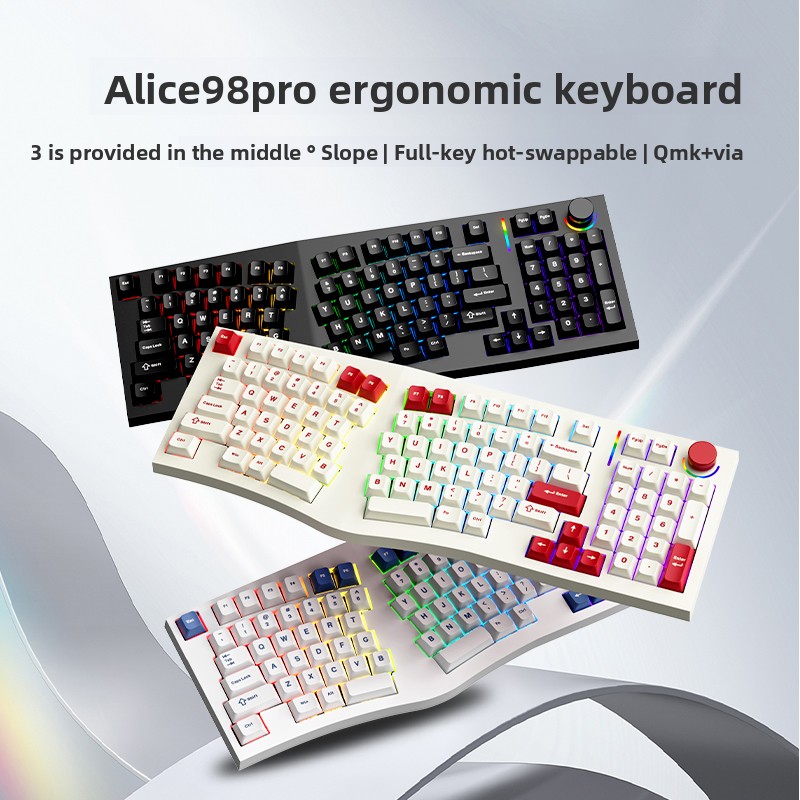 FEKER Alice98pro Teclado Mecán - Gaming Keyboard Hot Swappable reseña y precio