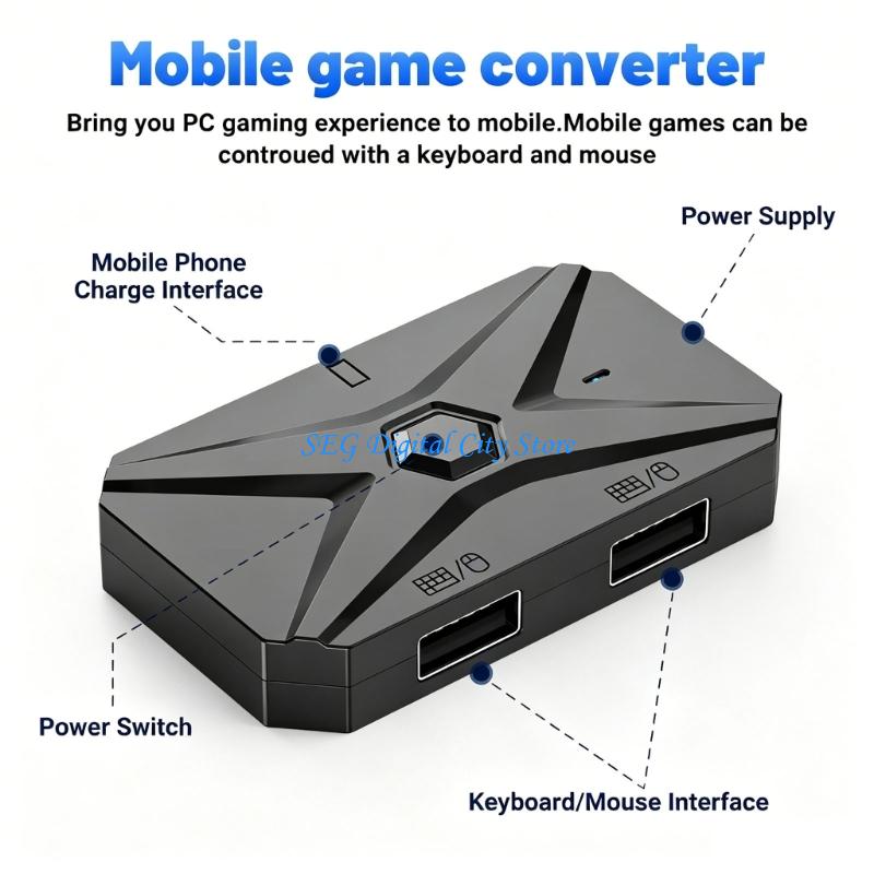 Adaptador ratón y teclado para - Gaming Keyboard And Mouse Converter For Mobile reseña y precio